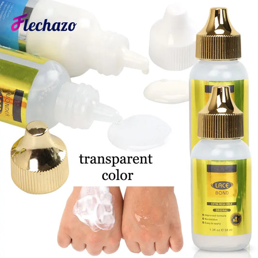 Lace Wig Adhesive Clear Hair Glue Transparent Wig Glue 1Pcs 38Ml Waterproof Colle Perruque Lace Frontal Wig Installation Glue