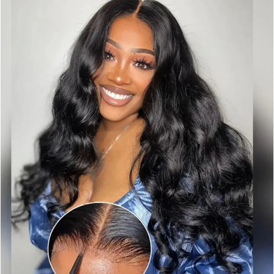 100% Human Hair Wear Go HD Body Wave Lace Frontal Wig 30Inch 13x4 Lace Wigs Brazilian Lace Closure Glueless Loose Body Wholsale